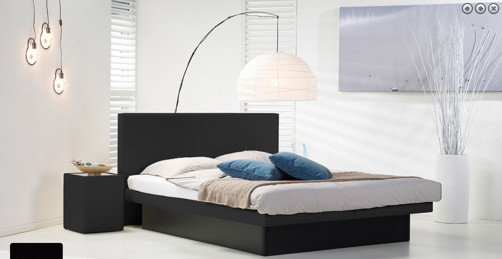 Lit a eau Split Custom Noir en Promotion Lit a eau Split Custom Noir en Promotion