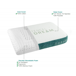 Oreiller coussin Viscotex Tencel Dream