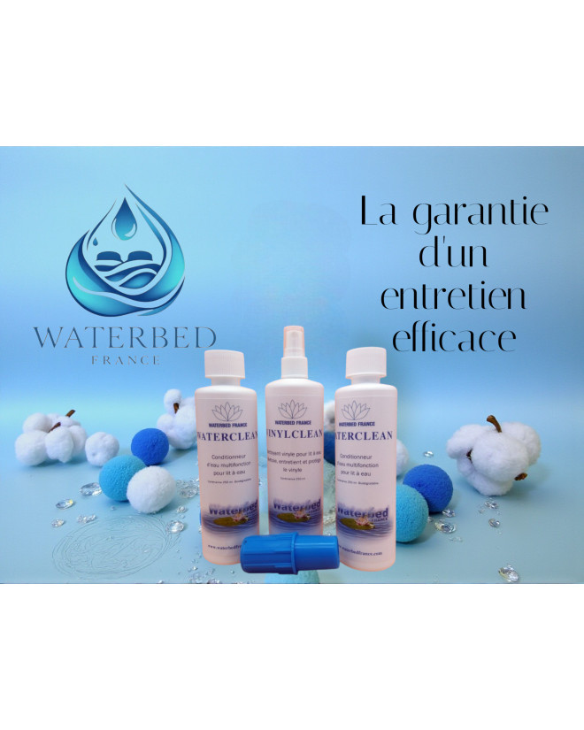 Pack entretien dual n°1 pour lit a eau double poche Waterbed France