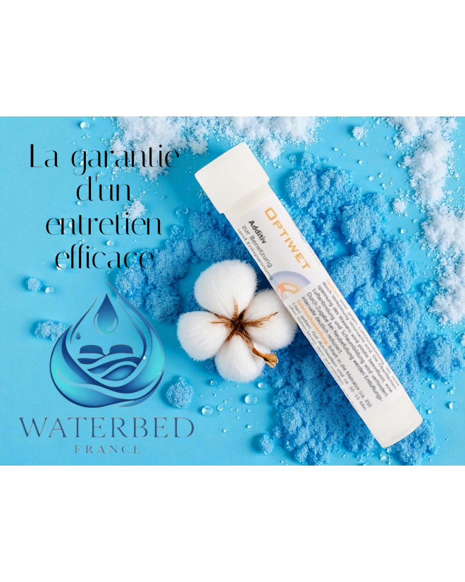 OPTIWET, anti moussant et anti-bulles d'air pour lit à eau Waterbed France