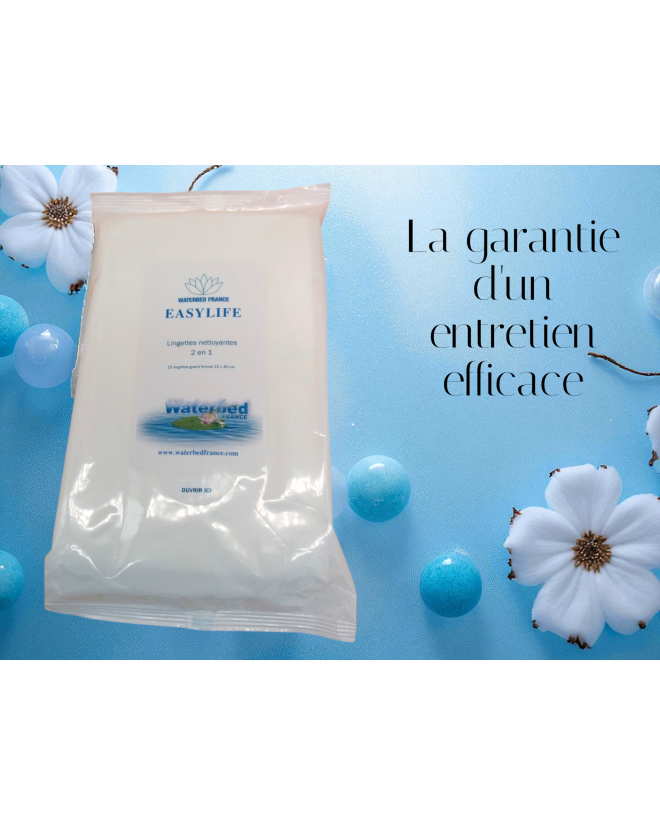 EASYLIFE lingettes nettoyantes pour lit à eau Waterbed France