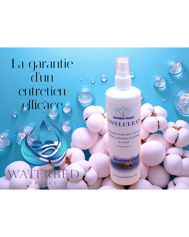 VINYLCLEAN spray nettoyant vinyle pour lit à eau Waterbed France