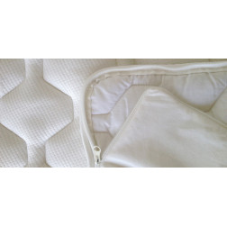 Coutil universel Lyocell avec élastique de maintien + alèse intégrée (en option)