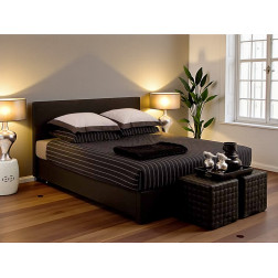 Waterbed Black Edition, lit à eau luxueux