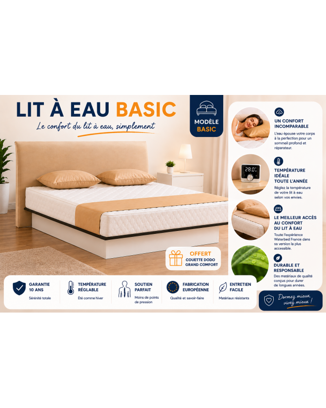 Lit à eau Basic Waterbed France