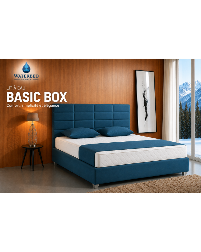 Lit à eau Basic Box ÉLÉGANCE Waterbed France