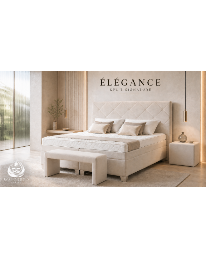 Lit à eau Élégance Split Signature | Waterbed France