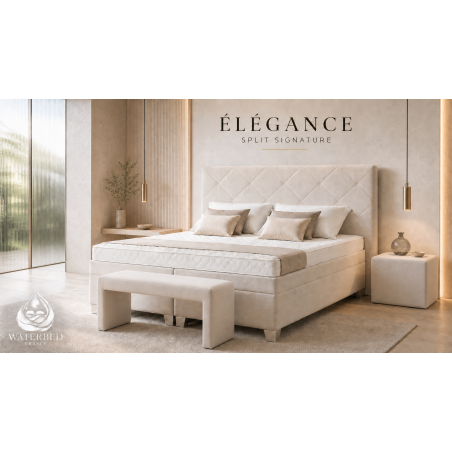 Lit à eau Élégance Split Signature | Waterbed France