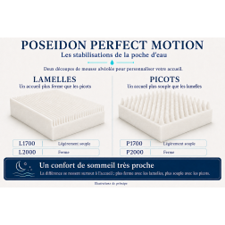 Stabilisations poche d'eau Perfect Motion Waterbed France