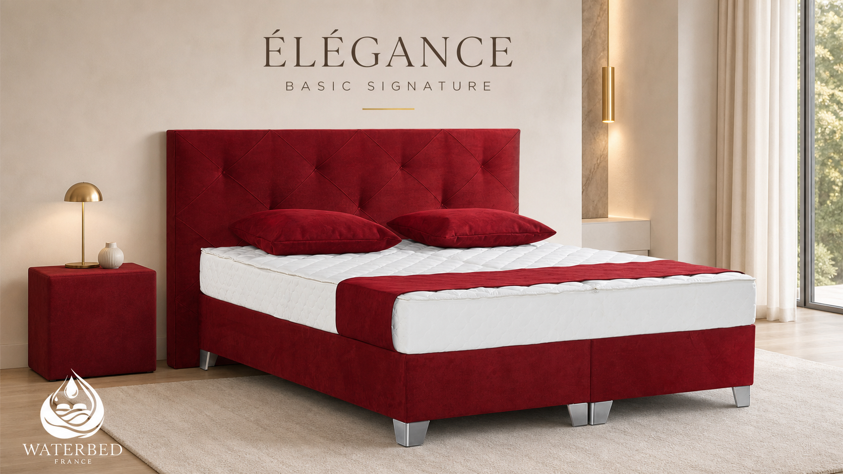 Lit à eau Élégance Basic Signature | Waterbed France