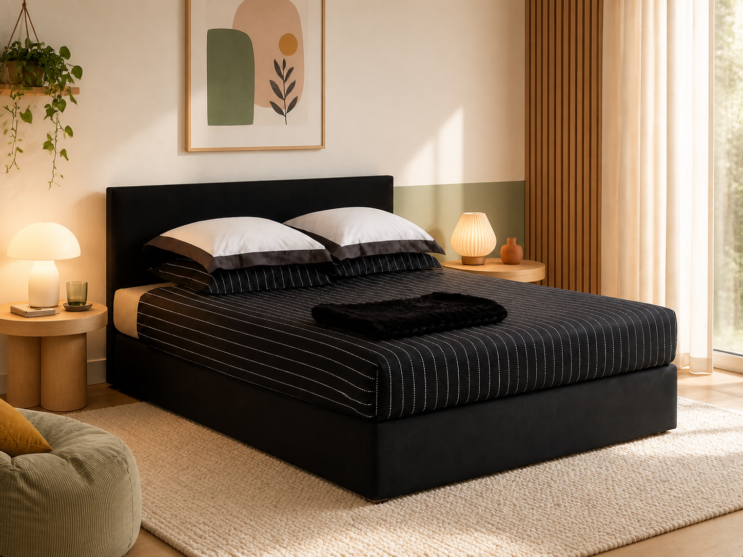 Waterbed Black Édition Poseidon | Waterbed France